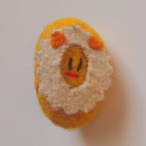 *3 for $30* Handmade Felted Lionl Pin